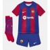 Camiseta Barcelona Ilkay Gundogan #22 Primera Equipación para niños 2023-24 manga corta (+ pantalones cortos)